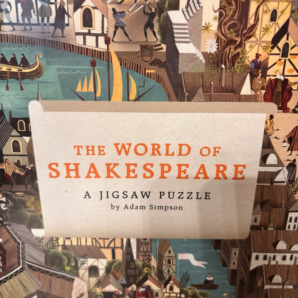 The World of Shakespeare 1000 Piece Jigsaw Puzzle Adam Simpson New Sealed - Picture 2 of 6